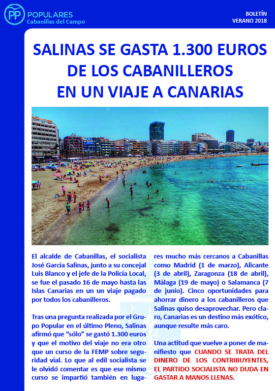 Salinas, su concejal y su jefe de Policía, condenados a pagar costas del Juicio por demandar al PP de Cabanillas “sin ningún rigor”