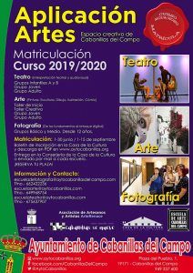 Abierta la matrícula para el curso 2019-2020 en las Escuelas de Arte, Teatro y Fotografía de Cabanillas