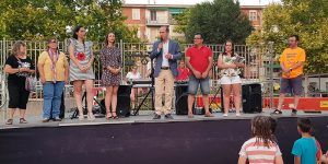 Alberto Rojo pregona las fiestas de El Alamín y destaca la importancia que tienen los barrios para reforzar el sentimiento de pertenencia y la convivencia