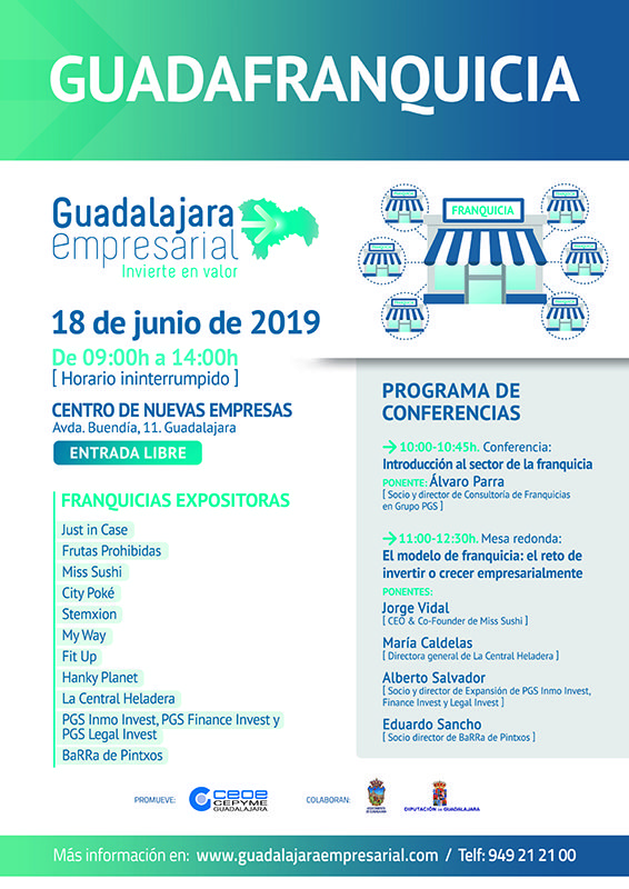 Arranca la I Edición de Guadafranquicia el próximo 18 de junio