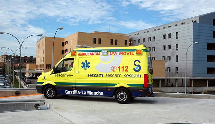 Atropellado por un tractor un menor de diez meses en Albares