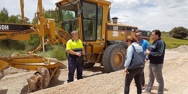 Ejecutada la 1ª fase del arreglo del camino Huete-Mazarulleque
