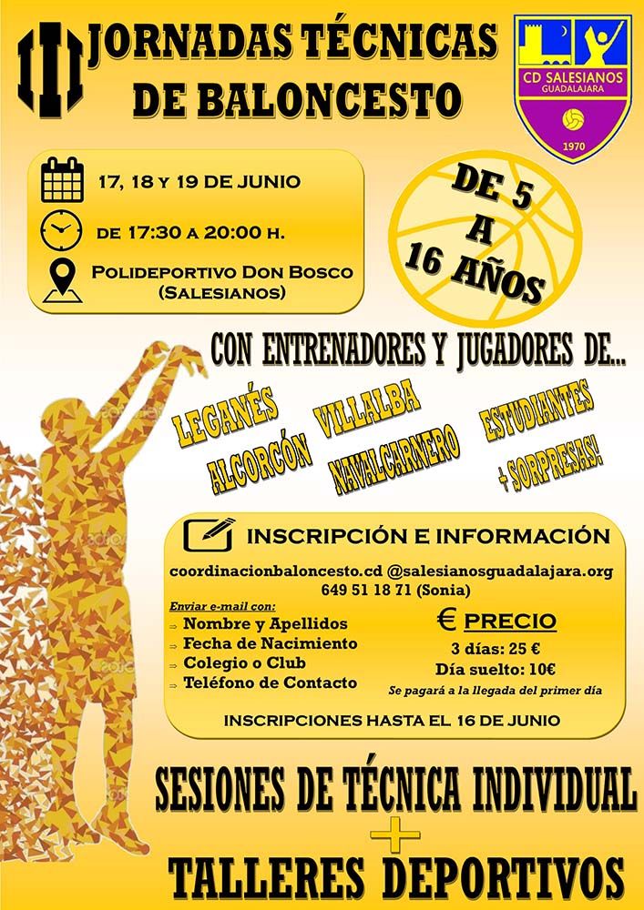 El CD Salesianos organiza sus III Jornadas Técnicas de Baloncesto 3 El CD Salesianos organiza sus III Jornadas Técnicas de Baloncesto