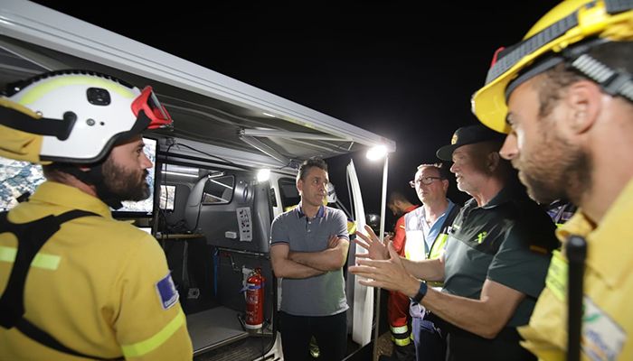 El delegado del Gobierno en Castilla-La Mancha activa la intervención de la Unidad Militar de Emergencias (UME) en el incendio de Toledo