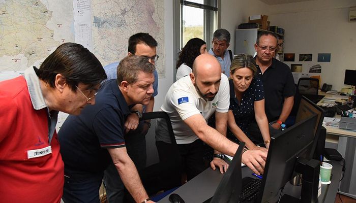 El Gobierno regional agradece la labor de todo el dispositivo de extinción de incendios que sigue trabajando esta noche en la provincia de Toledo