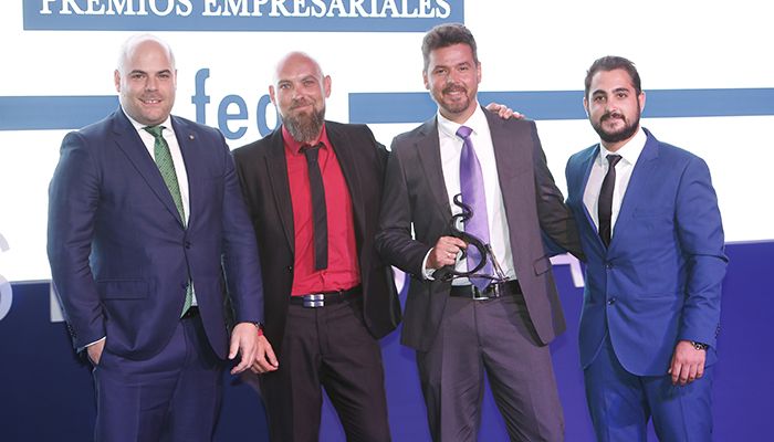 Eurocaja Rural entrega el ‘Premio Joven Empresario’ en la XX edición de los ‘Premios Empresariales San Juan’ de FEDA