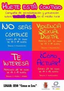 Huete lanza una campaña sensibilización y prevención sobre violencia sexual