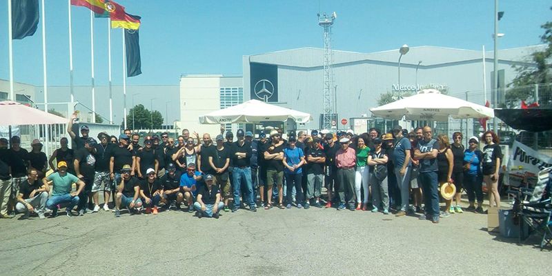 Izquierda Unida de Azuqueca de Henares traslada su apoyo a las trabajadoras y trabajadores de Mercedes-Benz