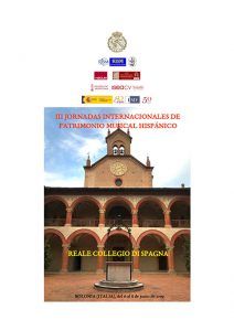 La UCLM organiza en Bolonia las III Jornadas Internacionales de Patrimonio Musical Hispánico