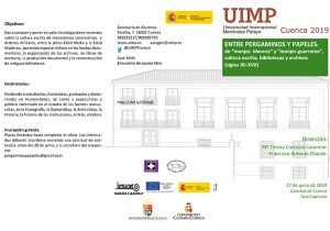 La UIMP celebra en Cuenca la jornada Entre pergaminos y papeles de `monjes blancos´ y `monjes guerreros´