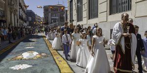 Guadalajara celebra este domingo la Procesión del Corpus Christi los niños y niñas que este año han recibido su primera comunión
