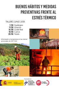 UGT CLM advierte del incremento de riesgos laborales por temperaturas extremas a partir de junio 2 UGT CLM advierte del incremento de riesgos laborales por temperaturas extremas a partir de junio