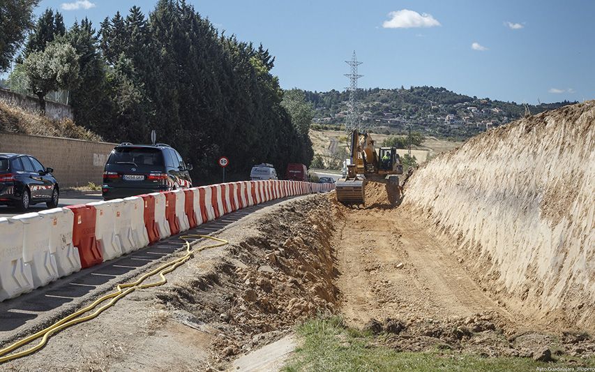 El Ayuntamiento de Guadalajara inicia las obras del segundo acceso al Hospital y del tercer carril en la calle San Agustín