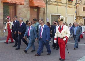 Primera visita institucional del presidente de la Diputación de Guadalajara a Molina de Aragón con motivo de las Fiestas del Carmen