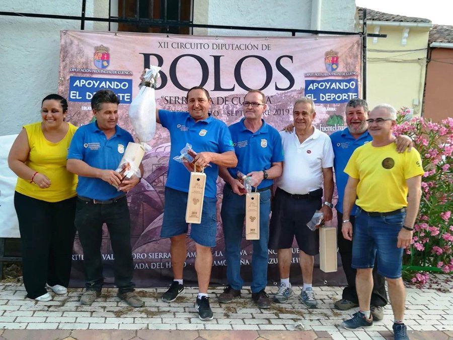 Buenache de la Sierra se alza con el primer puesto en la cuarta prueba del circuito de bolos Serranía de Cuenca
