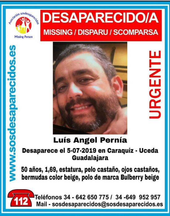 Buscan a un hombre de 50 años desparecido en Uceda 3 Buscan a un hombre de 50 años desparecido en la provincia de Guadalajara