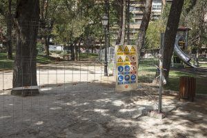 El parque de La Concordia seguirá cerrado hasta que se resuelvan las deficiencias que sufre el pavimento 2 El parque de La Concordia seguirá cerrado hasta que se resuelvan las deficiencias que sufre el pavimento