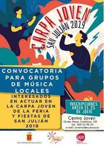 El Ayuntamiento de Cuenca recupera la Carpa Joven para grupos de música locales en la Feria de San Julián