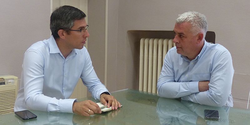 El presidente de la Diputación de Guadalajara y el subdelegado del Gobierno se reúnen para coordinar actuaciones