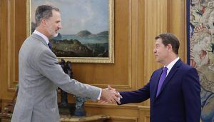 El presidente García-Page traslada al rey Felipe VI los principales retos y proyectos de Castilla-La Mancha para los próximos cuatro años