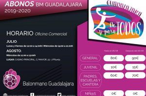 El Quabit BM Guadalajara lanza la campaña de abonos para la temporada 201920