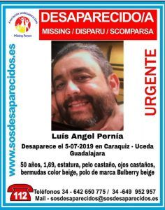 Encuentran muerto al hombre desaparecido en Uceda el viernes pasado