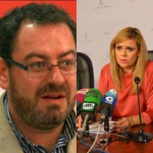 María Ángeles Martínez y Eusebio Robles, delegados de la Junta en Cuenca y Guadalajara 