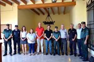 El subdelegado del Gobierno en Cuenca, Juan Rodríguez, copreside la Junta de Seguridad celebrada en Mota del Cuervo