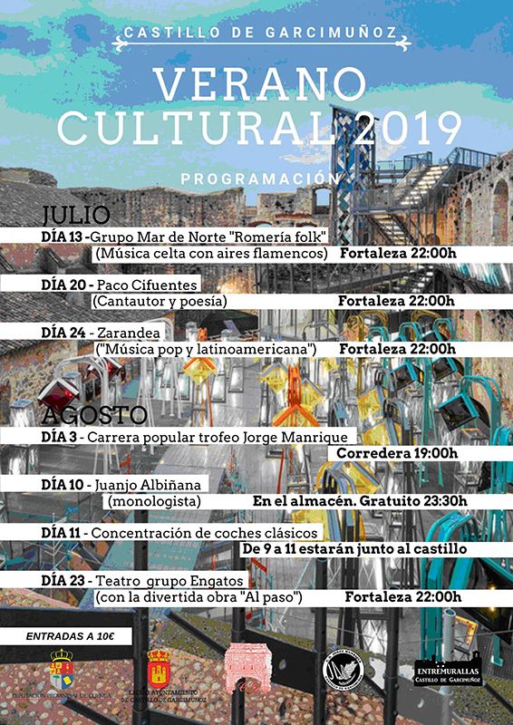 La fortaleza de Castillo de Garcimuñoz, espectáculo y música en el Verano Cultural 2019 3 La fortaleza de Castillo de Garcimuñoz, espectáculo y música en el Verano Cultural 2019