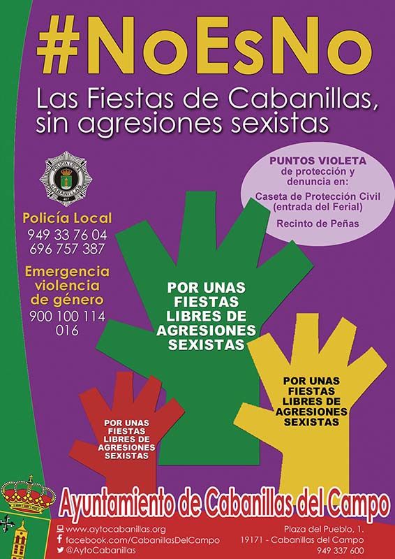 Más de 60 actos en el Programa de las Fiestas 2019 de Cabanillas del Campo, del 23 al 28 de julio