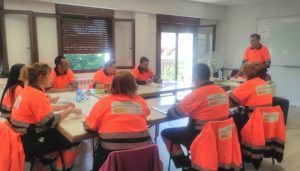Ocho alumnos trabajan en Brihuega desde el 1 de julio en el programa de Recualificación y Reciclaje Profesional