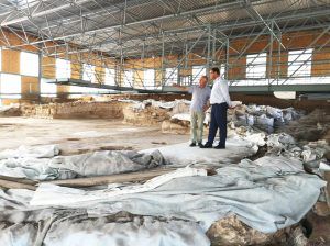 Prieto recuerda el fuerte impulso de la Diputación al yacimiento de Noheda con una inversión de más de 1,2 millones