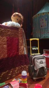 Teatro infantil en eñ Patio de los Leones del Palacio del Infantado dentro de Las Noches son para el verano