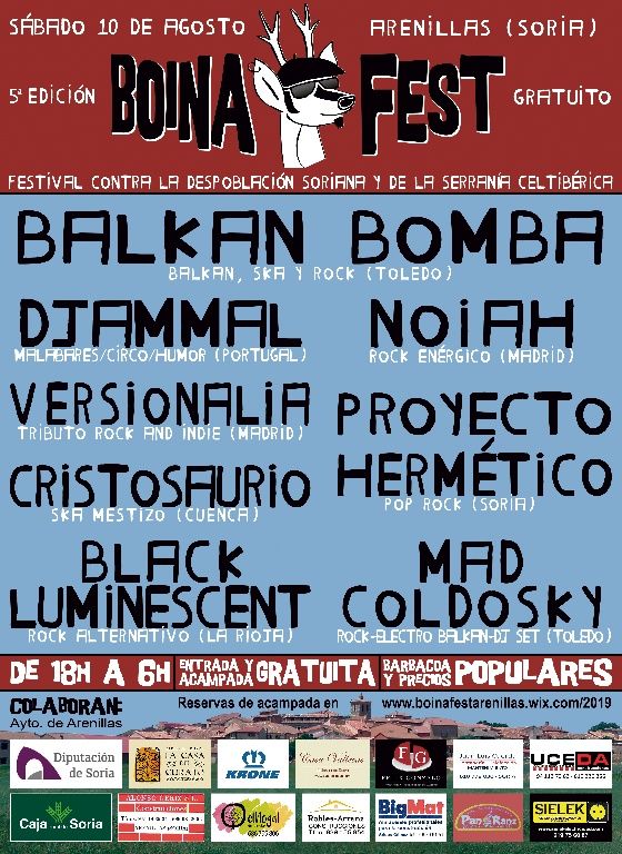 Este sábado se celebra el 1er festival contra la despoblación Boina Fest en Arenillas, que incrementará su población en un 1.000% 3 Este sábado se celebra el 1er festival contra la despoblación Boina Fest en Arenillas, que incrementará su población en un 1.000%