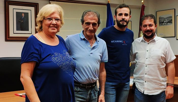 Borja Castro, alcalde de Alcocer, nuevo presidente de la mancomunidad de Aguas; Francisco Pérez Torrecilla, vocal en la Comisión de Explotación del Trasvase