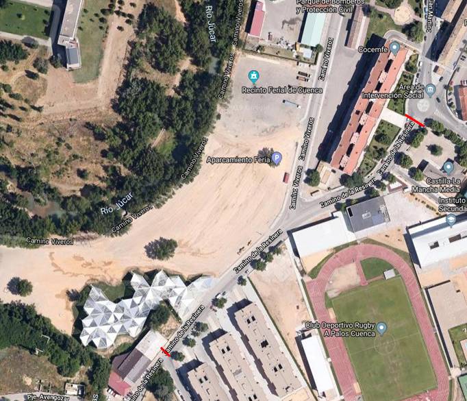 La calle Camino de la Resinera se incorpora al recinto ferial hasta que finalice la Feria de San Julián