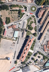 La calle Camino Viveros se incorpora al recinto ferial de Cuenca durante San Julián