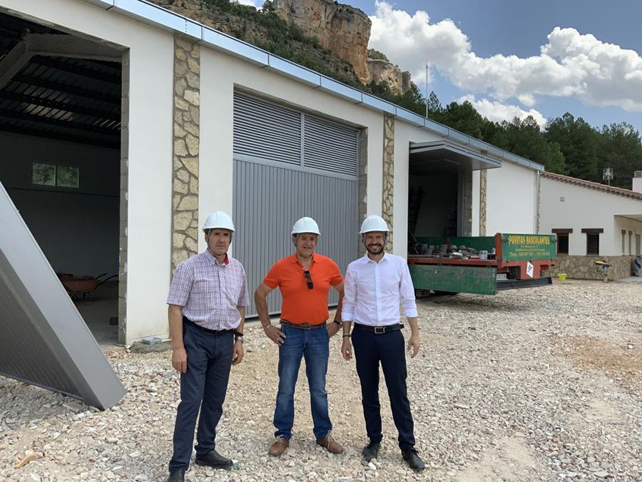 La Junta conoce el nuevo edificio del retén de incendios de Uña