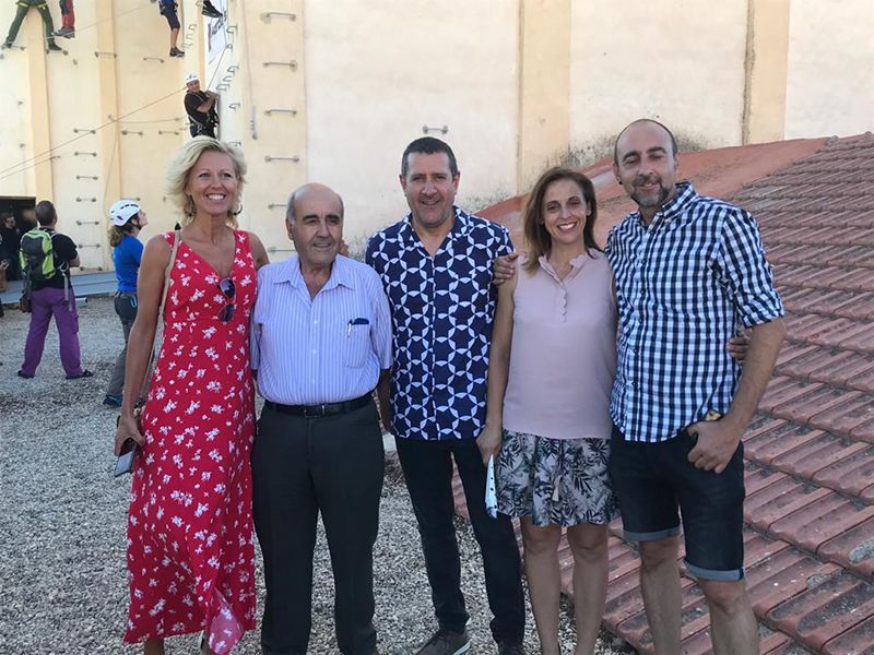 La Junta destaca el potencial turístico que supondrá la instalación del mayor circuito-ferrata urbano de España en Chillarón