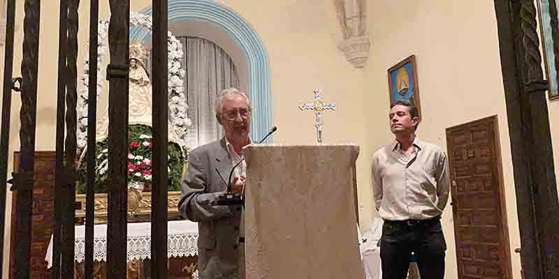 Los paleontólogos Fernando Barroso y Manuel Segura pregonan las fiestas de Tamajón