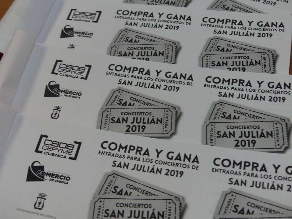 La Asociación Provincial de Comercio y CEOE CEPYME Cuenca, sorteará 24 entradas para los conciertos de las fiestas de San Julián de Cuenca