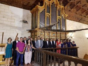 Un centenar de personas se dan cita en el concierto de la organista Lucie Žáková  y el coro Alonso Lobo en Cardenete