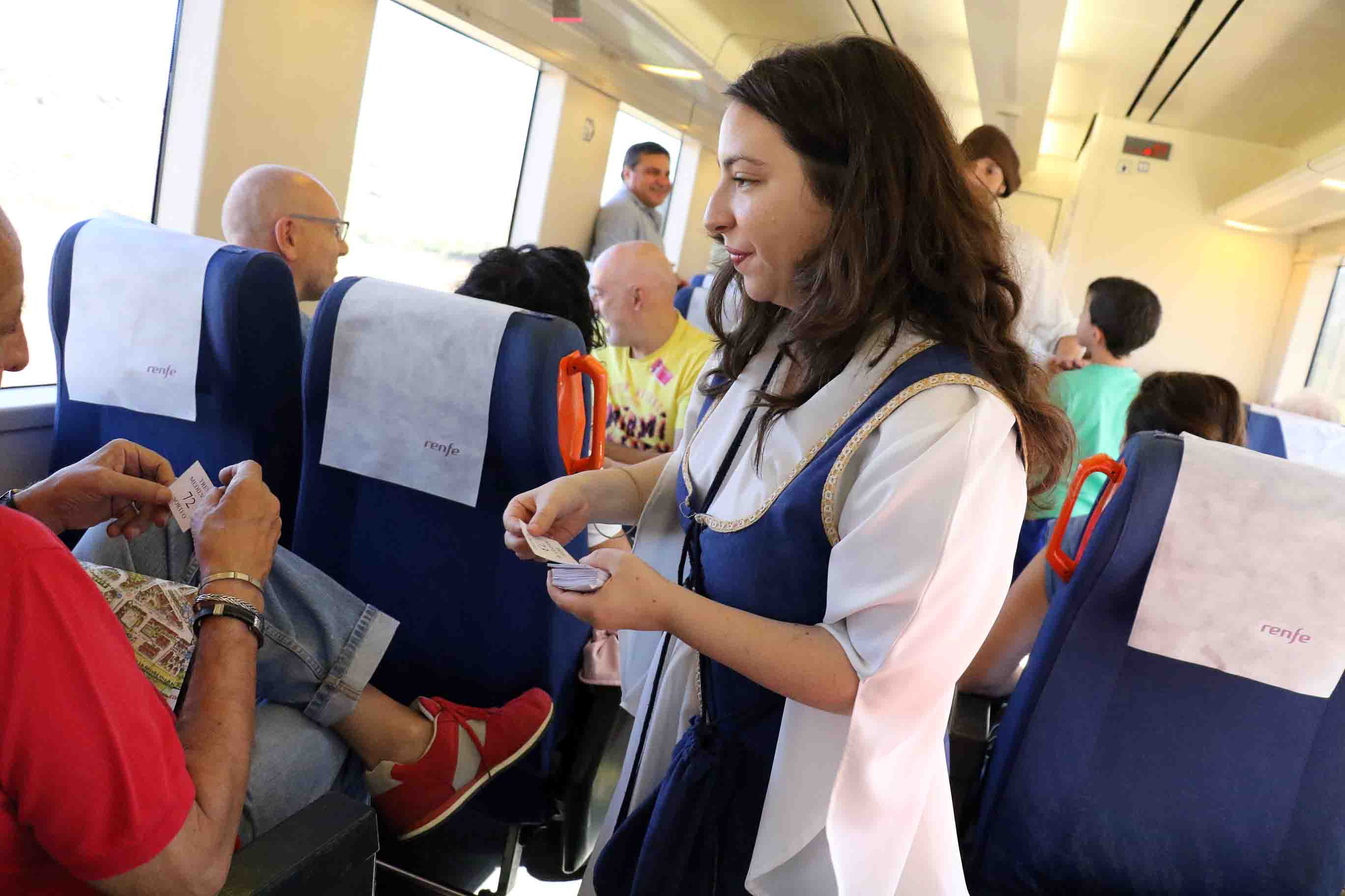 El Tren Medieval a Sigüenza sigue siendo un estandarte turístico de la Ciudad del Doncel
