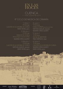 Arranca en la Catedral de Cuenca el VIII Ciclo de Música de Cámara ‘En las hoces’ 2 Arranca el VIII Ciclo de Música de Cámara ‘En las hoces’