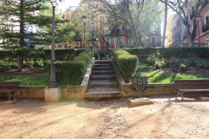 El jardinillo de El Salvador se abre al público tras las obras realizadas