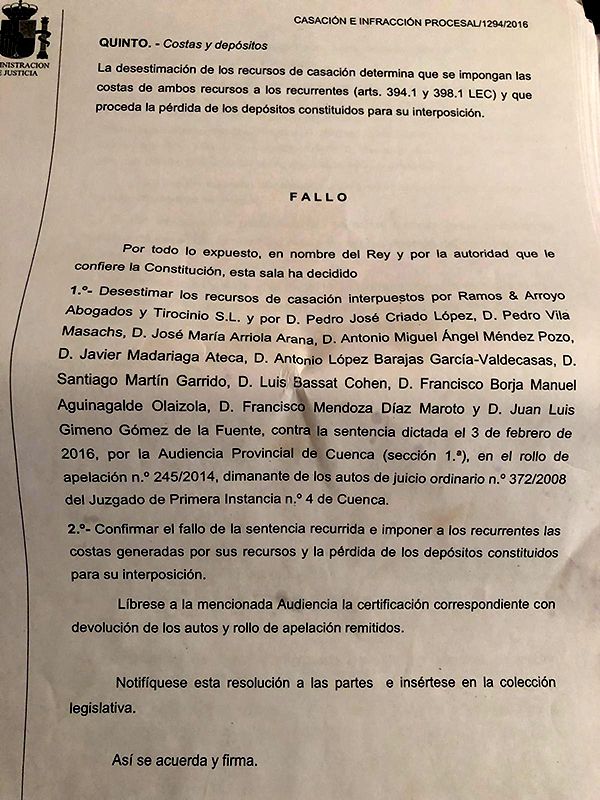 El Supremo ordena devolver al Seminario de Cuenca los 262 libros robados en los años 80-90, entre ellos varios incunables