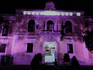 La Diputación de Guadalajara se iluminará de violeta y de verde este fin de semana