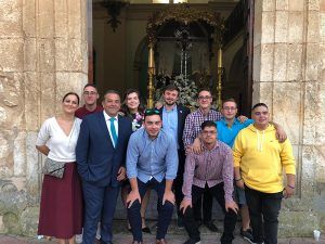 NNGG participa en la Ofrenda de Flores de La Alberca de Záncara