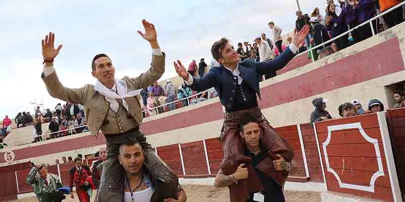 Pencho Solano y Daniel Galán abren la Puerta Grande de La Coqueta