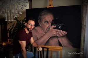 Una exposición del pintor hiperrealista Daniel Castañón, en la Biblioteca Pública de Guadalajara